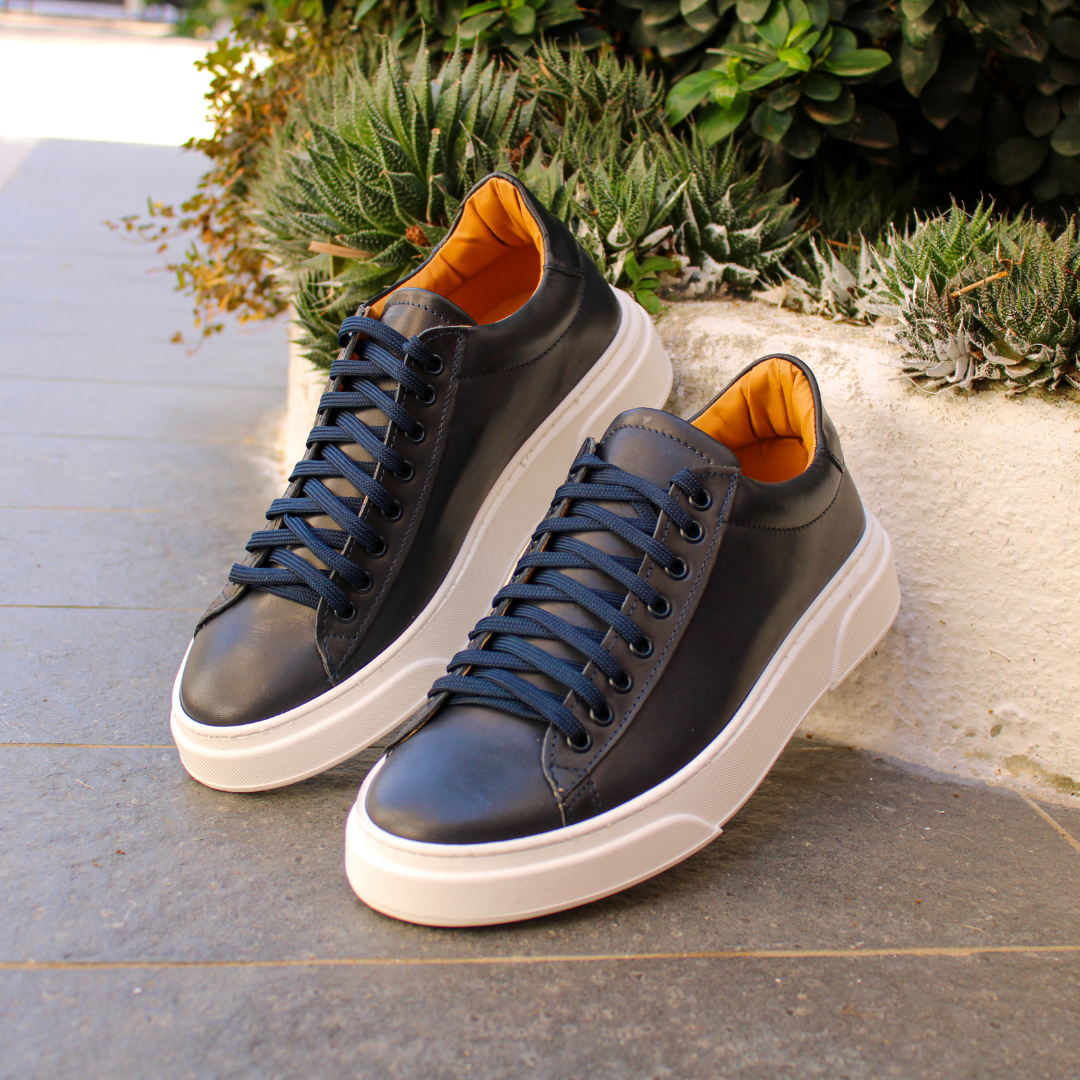 Zapatillas Casuales de Piel